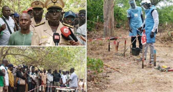 Casamance : Madina Manjack inaugure la reprise du déminage humanitaire