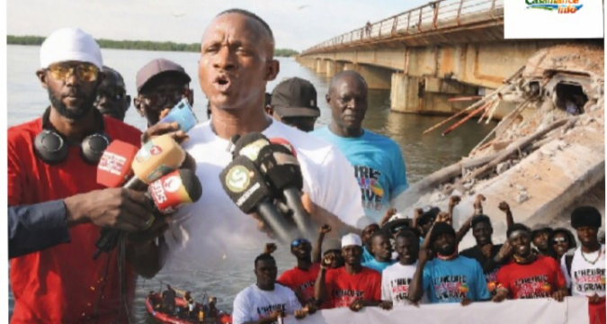 Ziguinchor : le collectif « L’HEURE EST GRAVE » fustige le report des travaux du second pont